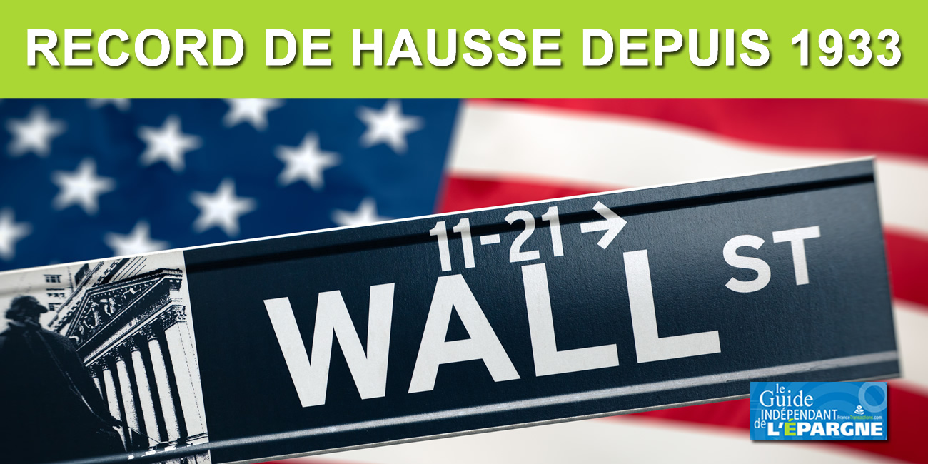 Hausse historique pour le Dow Jones depuis 1933, la planche à billets sans limite séduit les spéculateurs Hausse historique pour le Dow Jones depuis 1933, la planche à billets sans limite séduit les spéculateurs