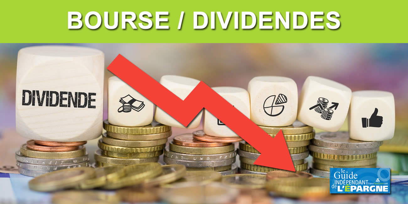 Bourse / CAC 40 : chute historique de -41.8% des dividendes versés en 2020 Bourse / CAC 40 : chute historique de -41.8% des dividendes versés en 2020